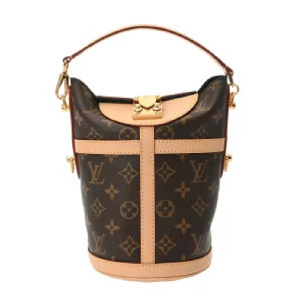 Louis Vuitton Monogram Duffle Bag Brown Canvas